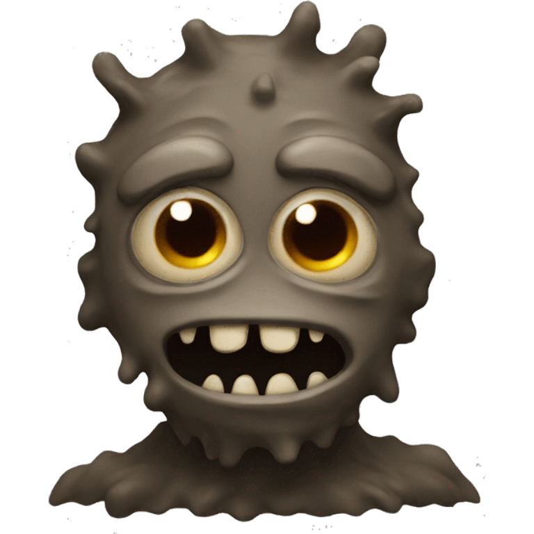 Mud monster  emoji