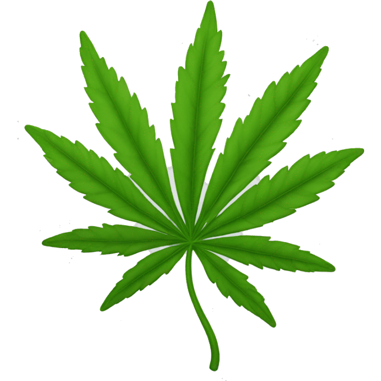 Weed leaf emoji