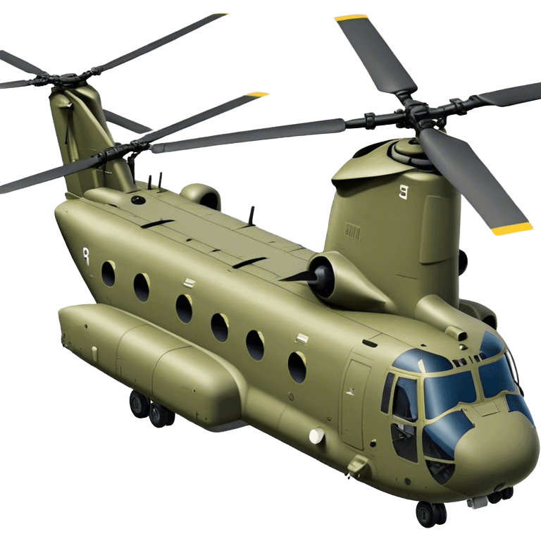 CH-47 Chinook Helicopter - boeing emoji