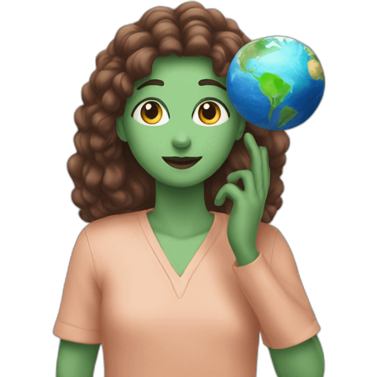 taking care of planet earth emoji