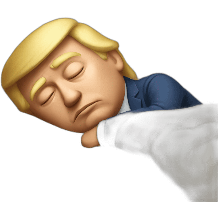 Sleeping-trump emoji