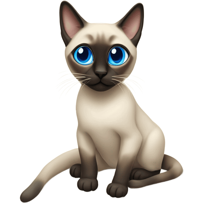 Siamese cat in space emoji