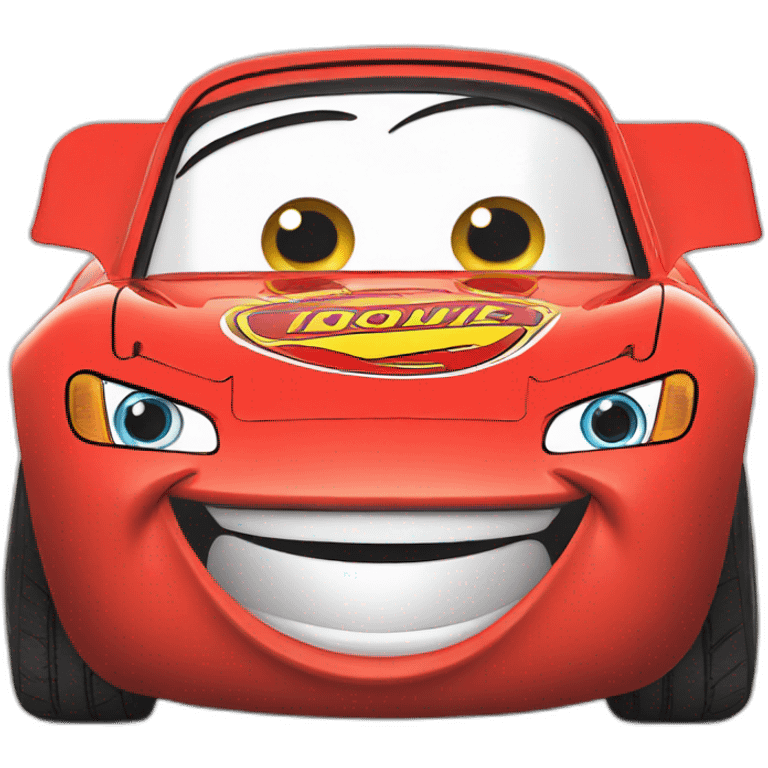 Lighting McQueen Smile emoji