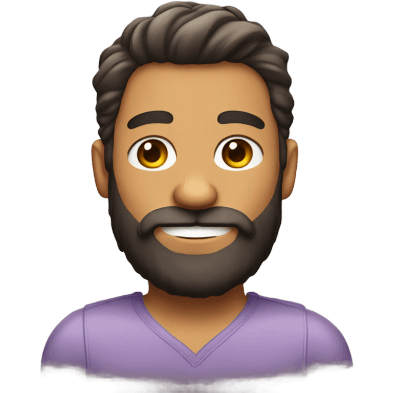 Gay hirsute man emoji