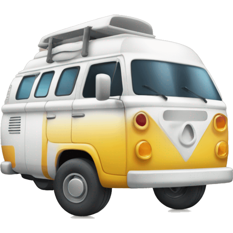 Campervan with alkoven  emoji