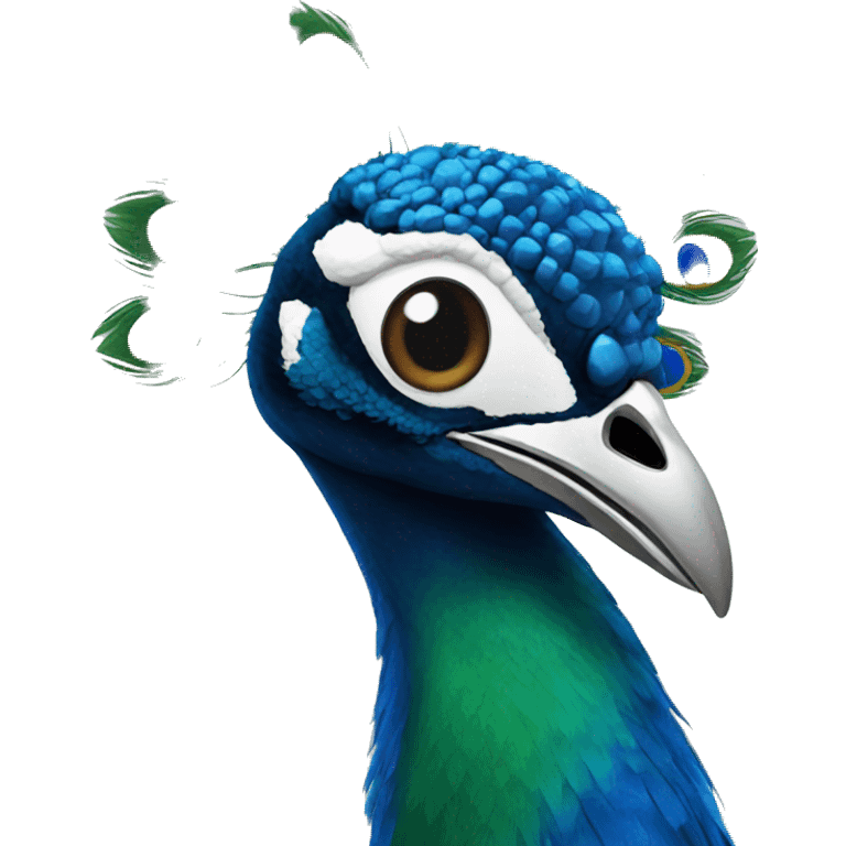 Peacock guessing emoji