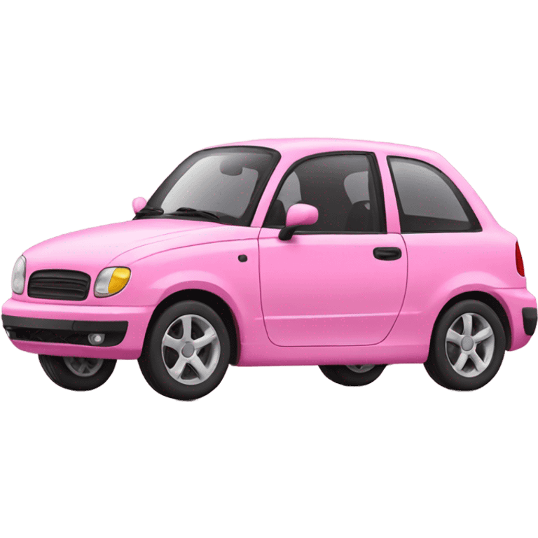 pink car emoji