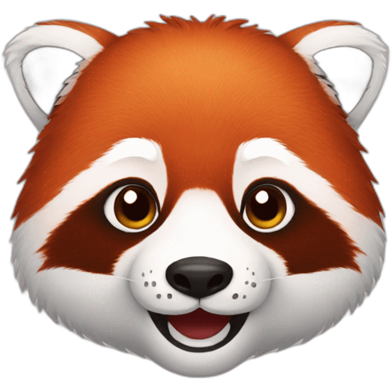 Red Panda face  emoji