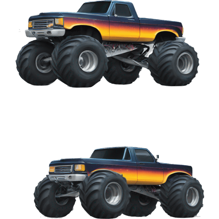 Monster truck emoji