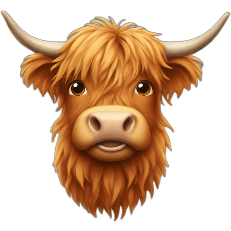 highland cow emoji