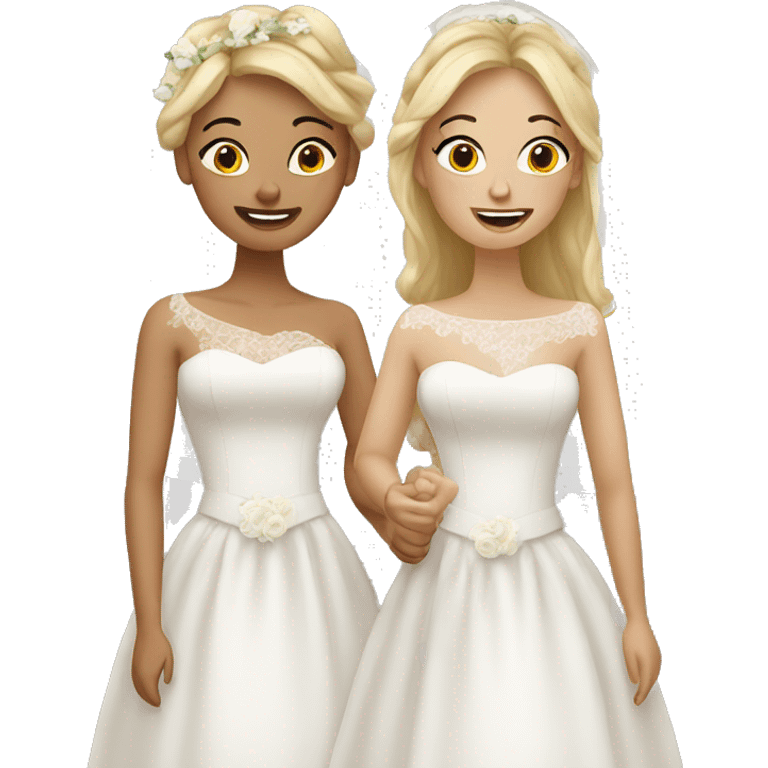 two swedish brides emoji