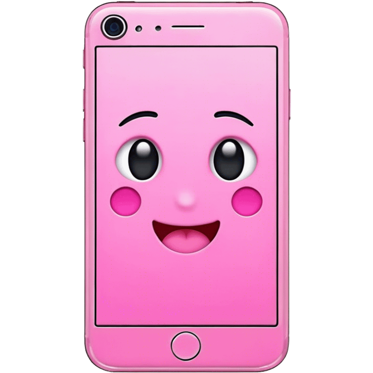 Pink iPhone  emoji