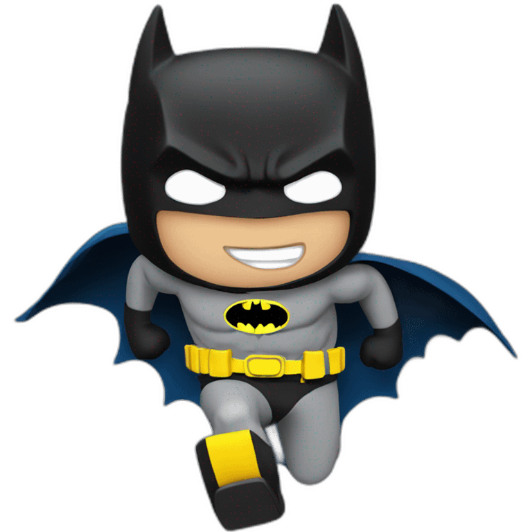 batman running emoji