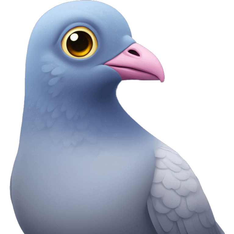 starstruck pigeon with stars for eyes emoji