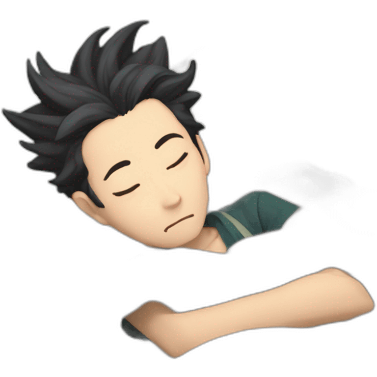 Tanjiro sleeping emoji