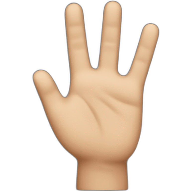 A waving hand showing it wants to help emoji