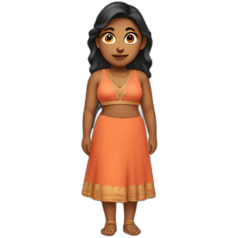 thick Indian woman emoji