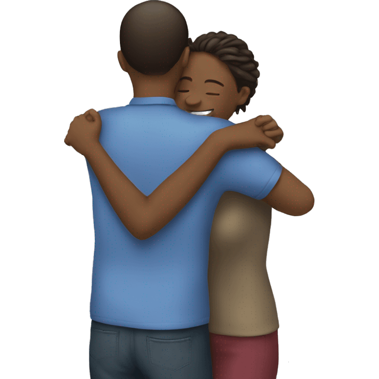 Two people hug  emoji