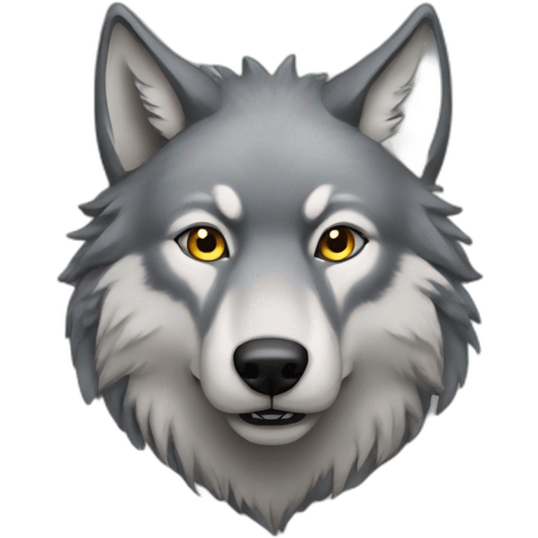 Wolf with hornes emoji