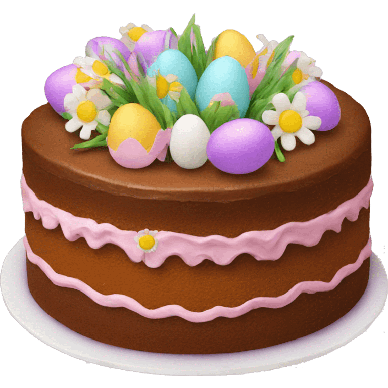 funny Easter cake  emoji