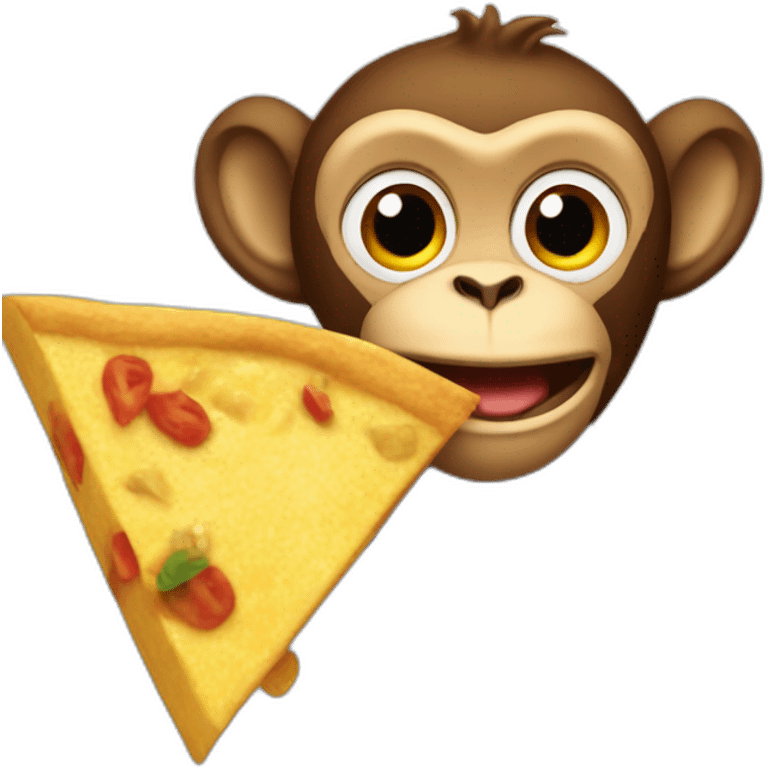 monkey coming out of the nacho's emoji