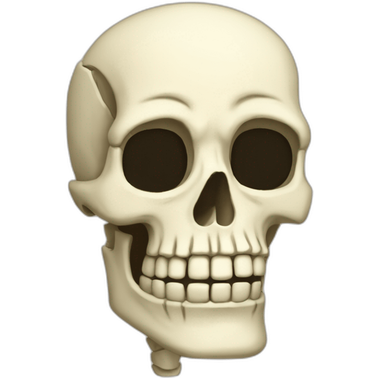 Papyrus the skeleton emoji