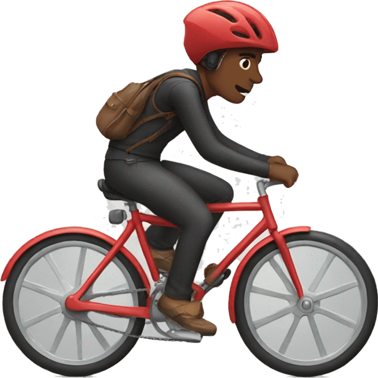 Riding a bike emoji