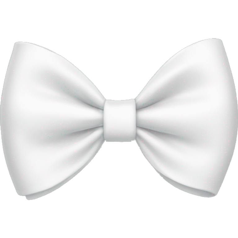 white bow emoji emoji