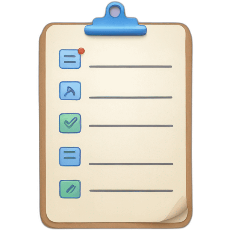 checklist emoji