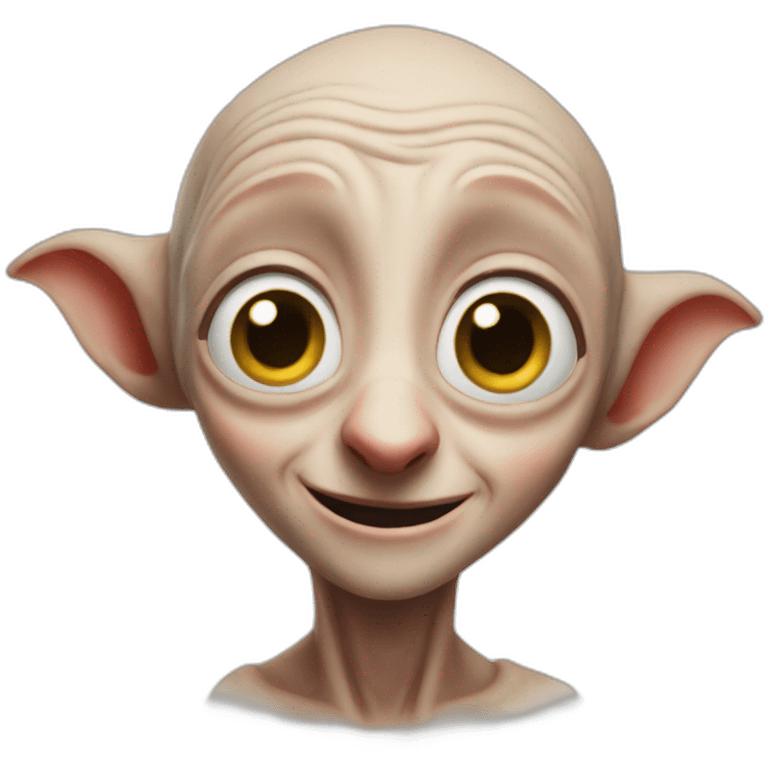 Dobby happy emoji