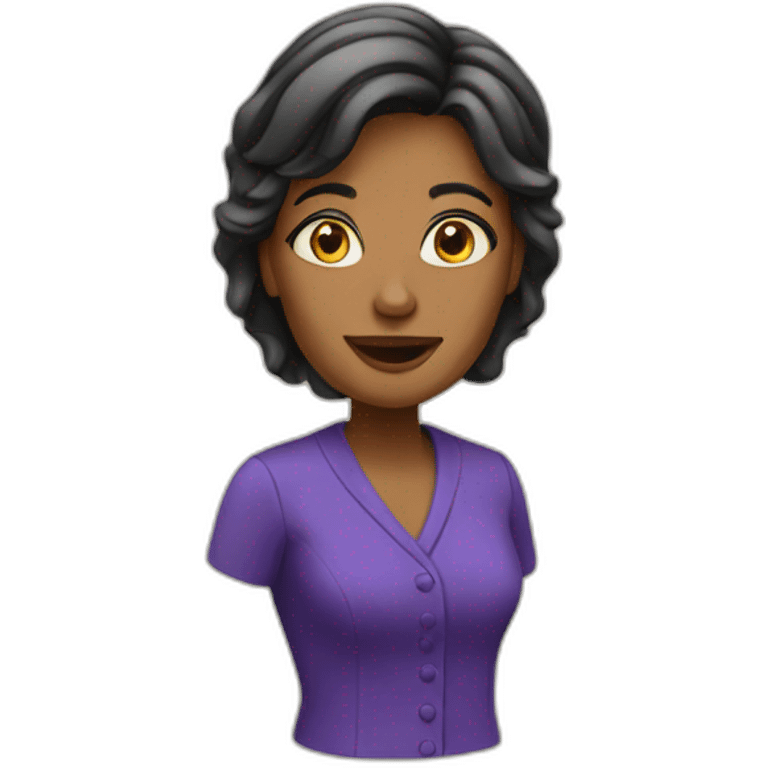 woman speaker emoji