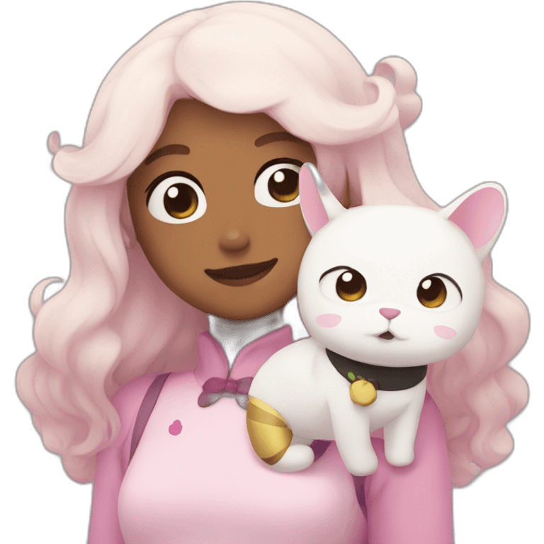 Bee and puppycat emoji