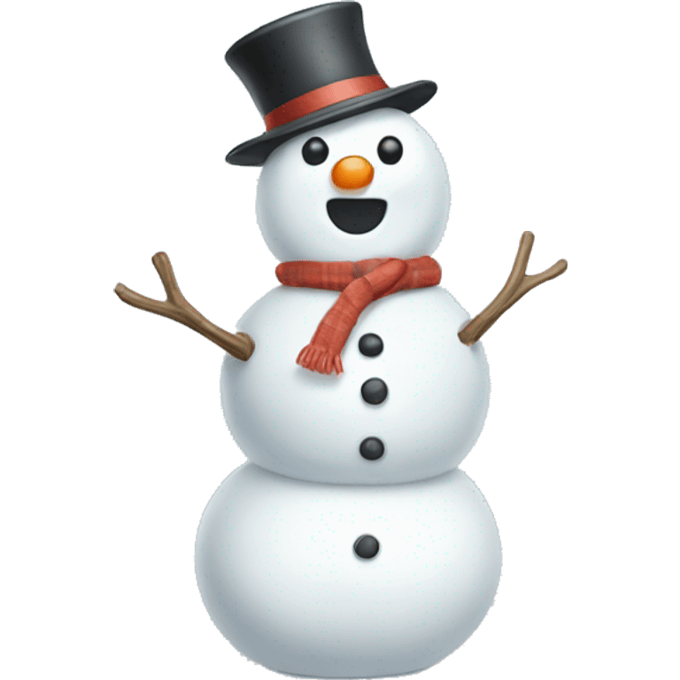 Cute snowman  emoji