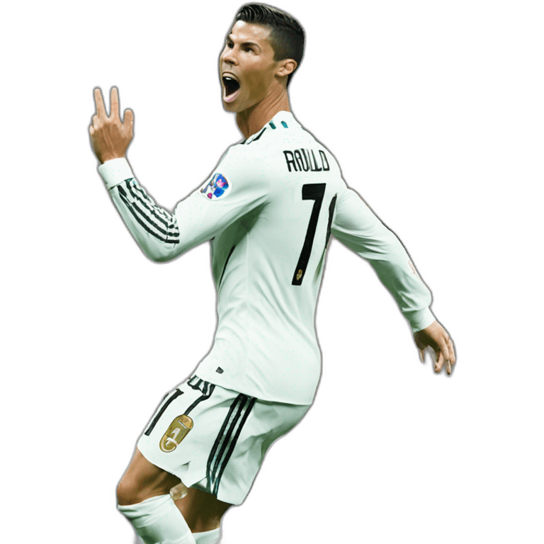 cristiano ronaldo celebration siuu emoji