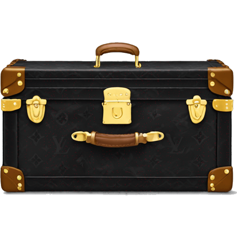 Black Luis Vuitton Trunk emoji