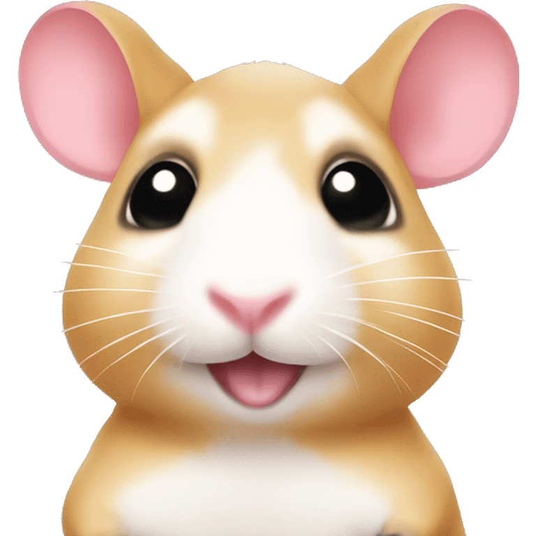 Coquette hamster emoji