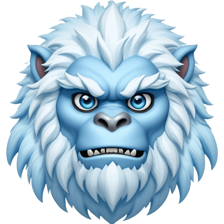 Cinematic Realistic WoW Yeti Portrait, depicted as a majestic, colossal creature of the frozen wilds, with thick, shaggy fur in pristine icy white and subtle pale blue highlights. His powerful, muscular frame and piercing ice-blue eyes exude ancient wisdom and raw strength. Rendered with lifelike texture and natural frosty lighting, high shine, noble and imposing, capturing the essence of a legendary yeti guardian. emoji