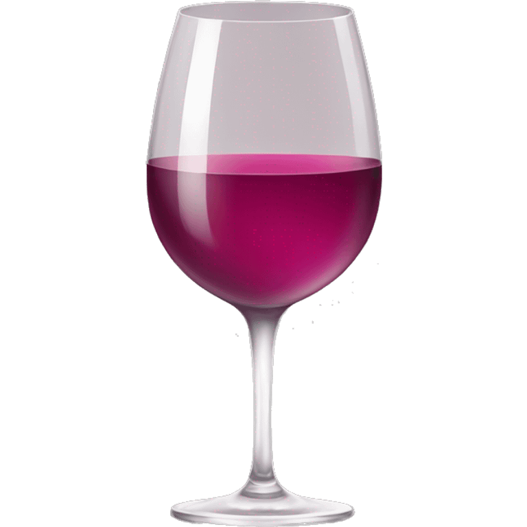 Wine glass fancy emoji