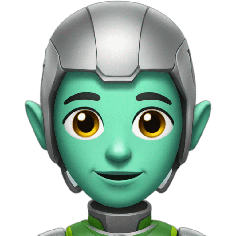 Robot elf emoji