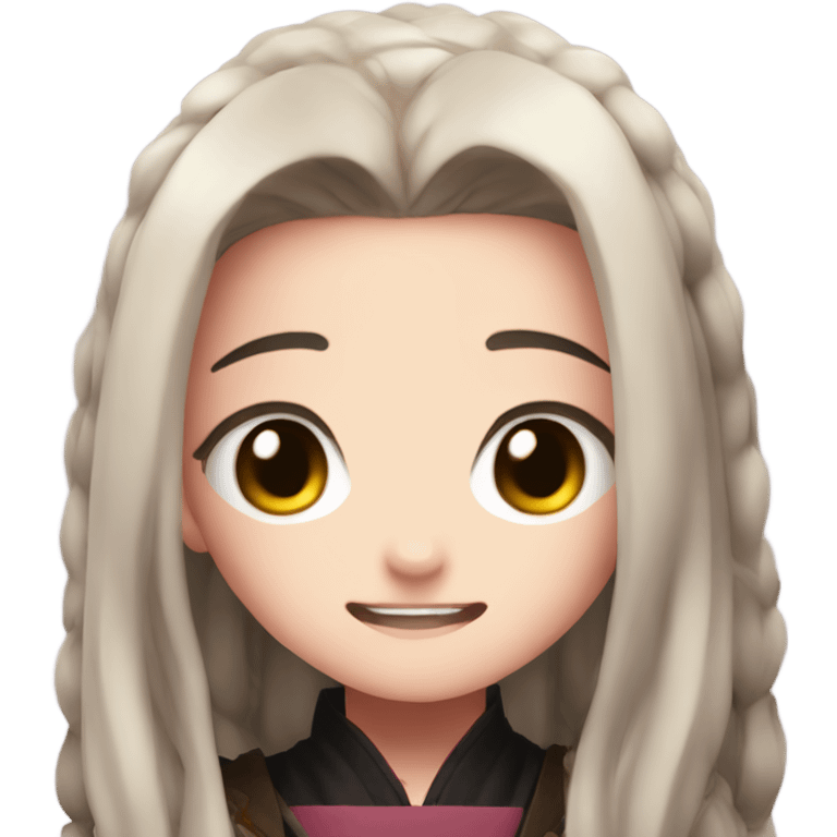 Nezuko from demon slayer emoji