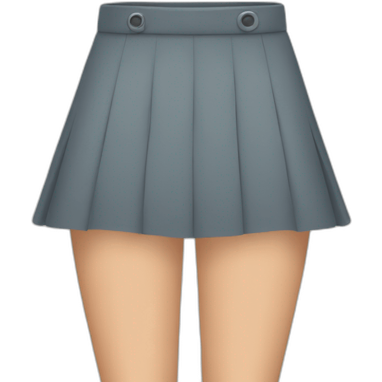 Skirt legs emoji