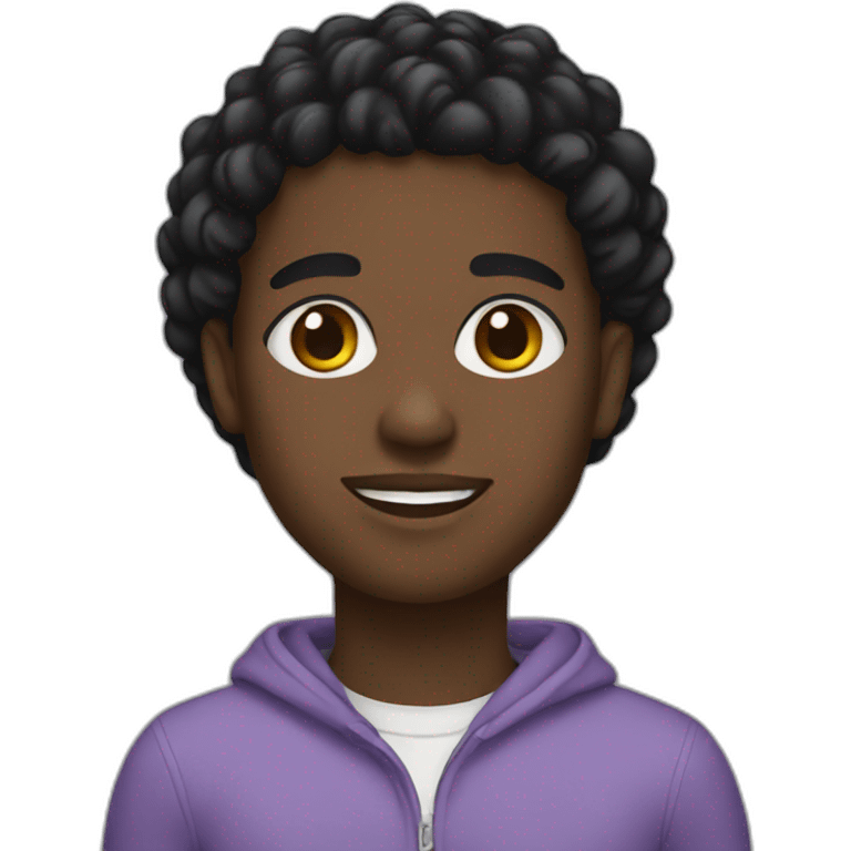 black man + black girl emoji