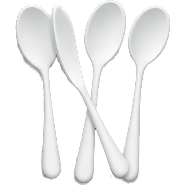 white spoons emoji