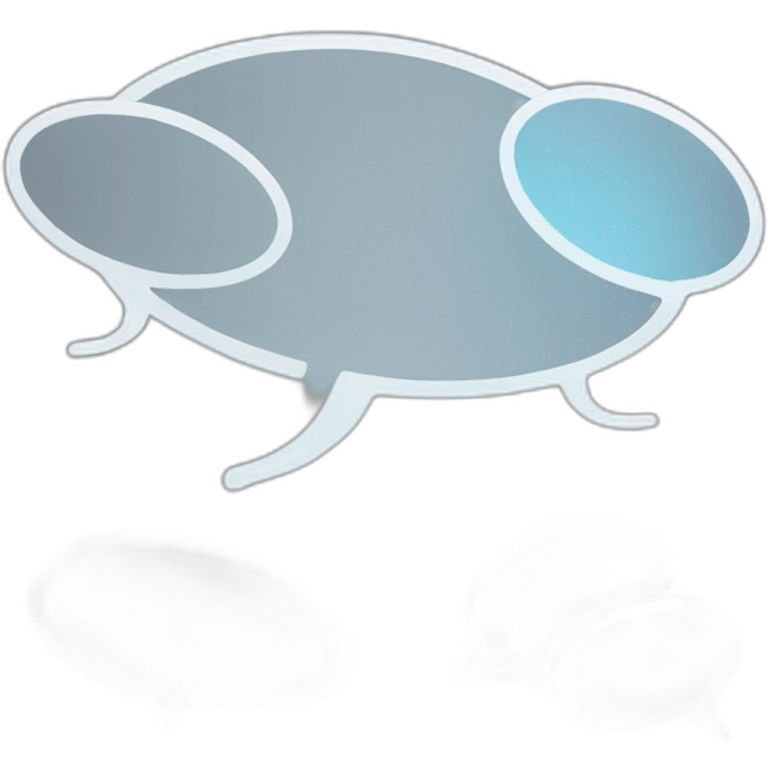 3 speech bubbles that are directed in the came direction emoji