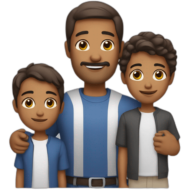 Padre e hijos emoji