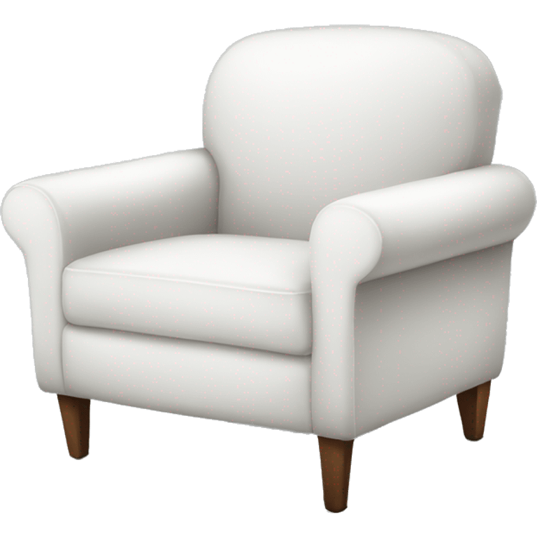 White comfort chair emoji