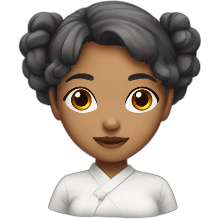 Karaté girl emoji