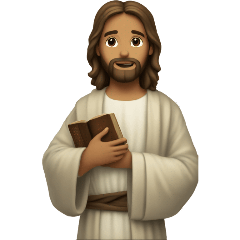 Jesus and the Bible emoji