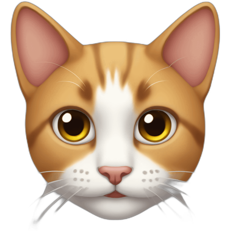 gato con orejas cortadas emoji