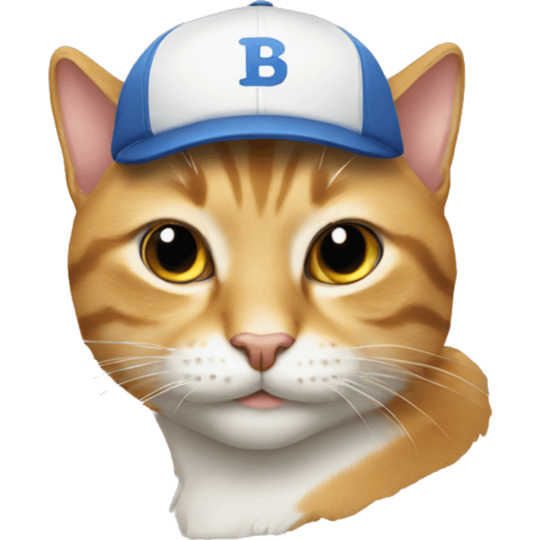 cat with cap emoji